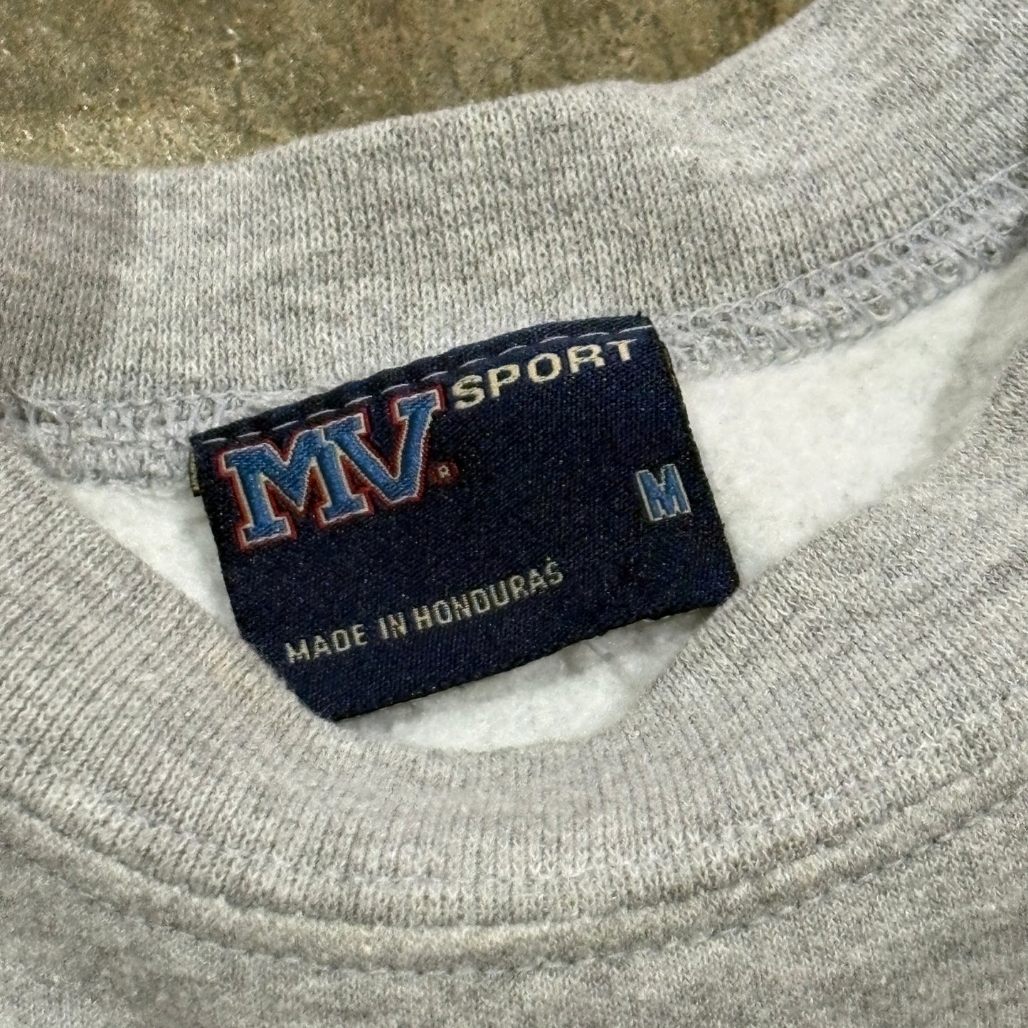 MV Sport Auburn Tigers Heathered Grey Crewneck