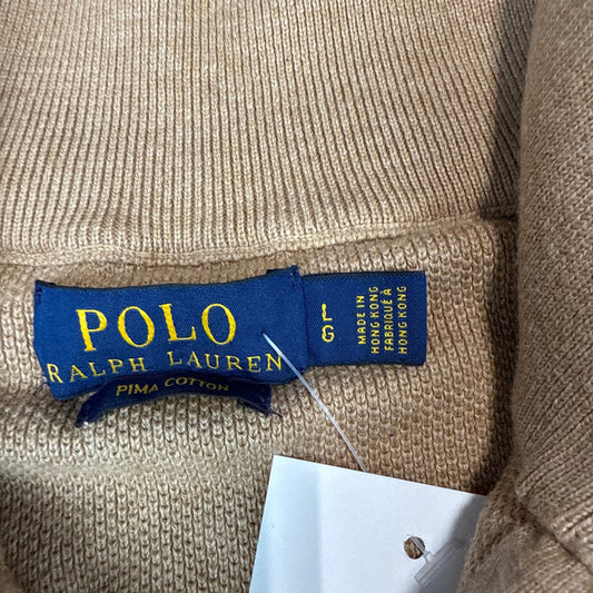 POLO RALPH LAUREN Quarter-Zip Pullover - Tan (L)
