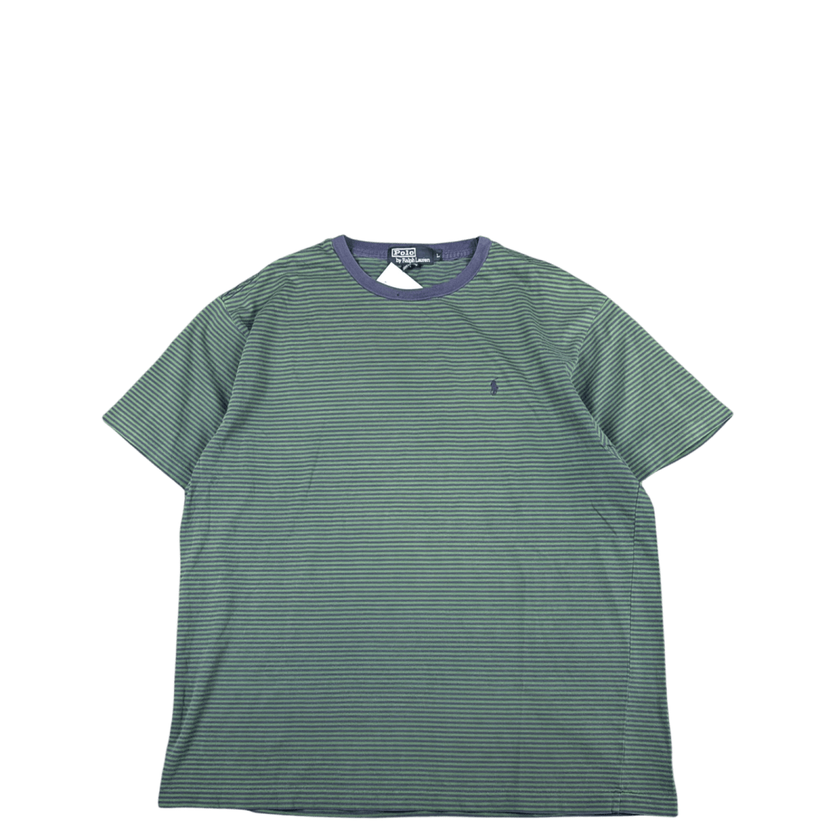 Polo Ralph Lauren Striped Tee - Green/Purple (L)