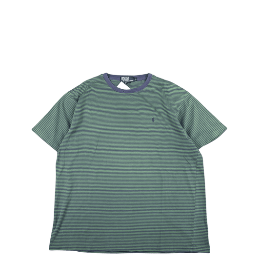 Polo Ralph Lauren Striped Tee - Green/Purple (L)
