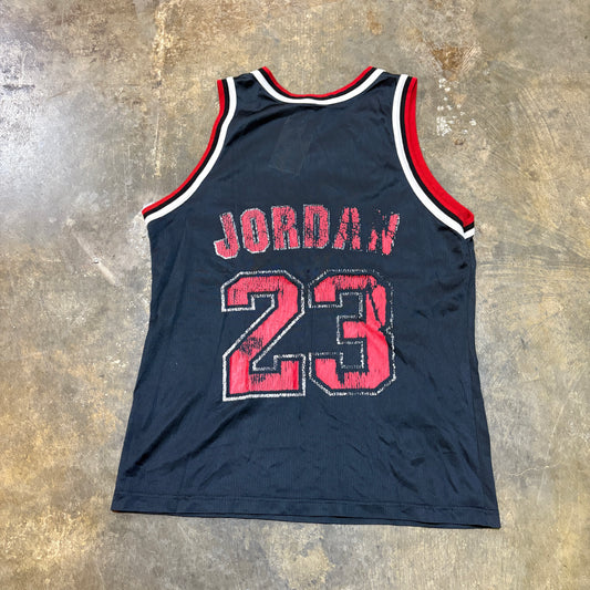 Youth Black Michael Jordan Bulls Champion Jersey