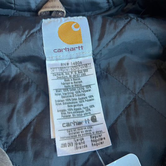 Mocha Carhartt Hooded Jacket