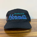 Black Charlotte Hornets Script Hat