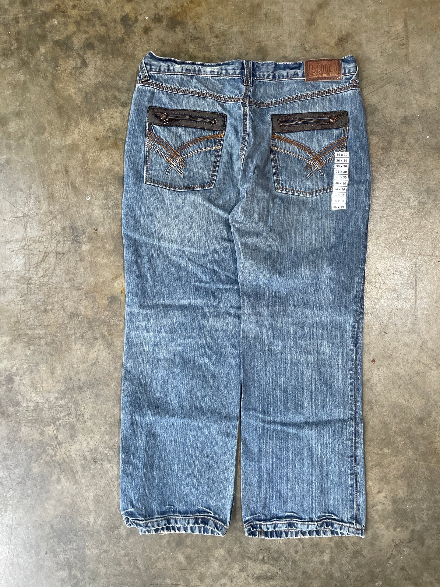 Vintage JCOOL Distressed Denim Jeans (36x30)