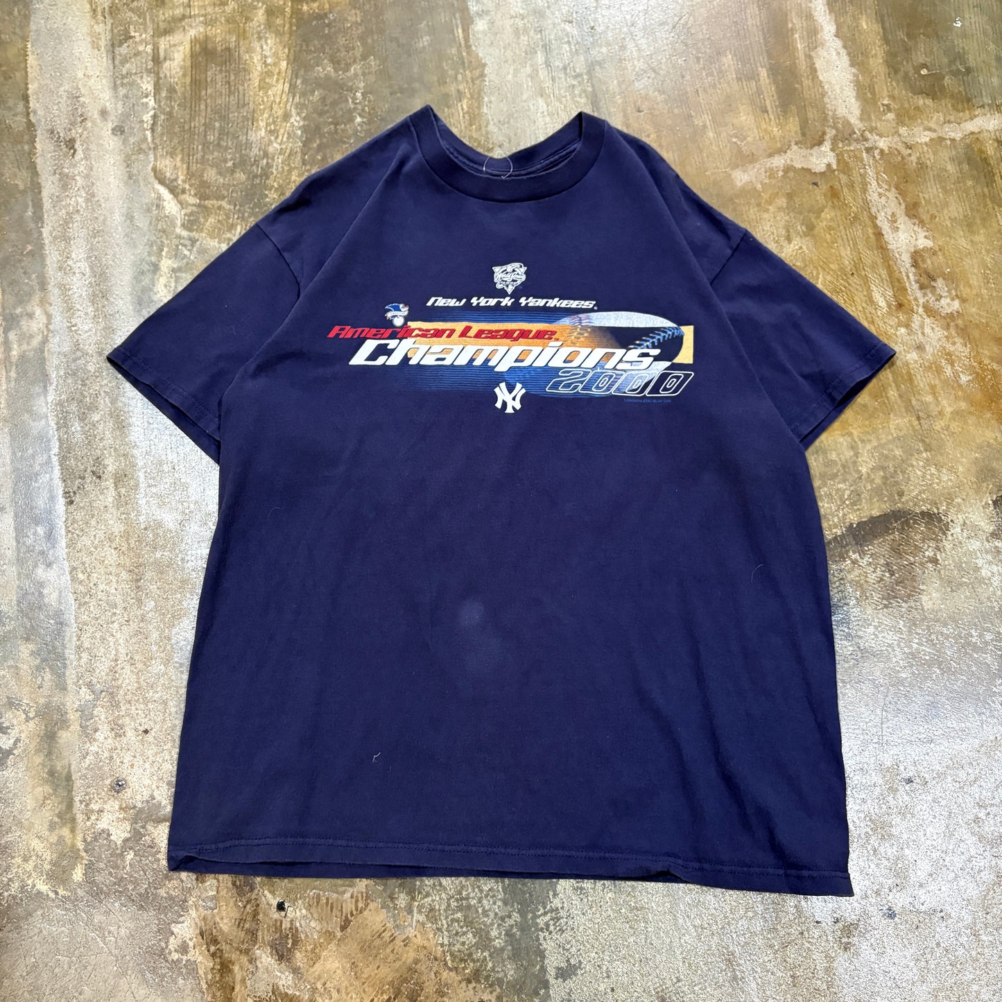 NY Yankees AL Champs 2000 tee