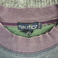 Nautica Striped Pocket Tee - Purple/Green/Yellow (XL)