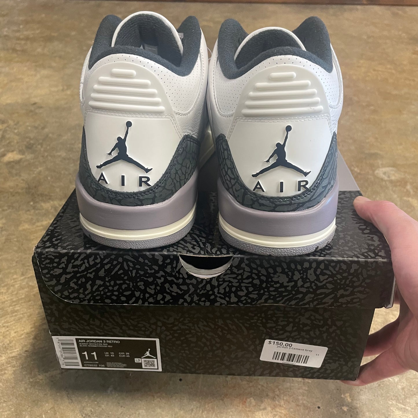 Jordan 3 Cement Grey