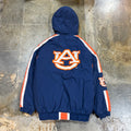 Auburn Starter Zipper Tab Logo Puffer Jacket