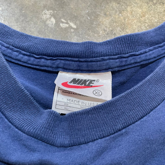 Navy Painted Nike Challenge Court Tee