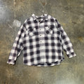 Schmidt Purple/Brown and Beige Plaid Flannel1