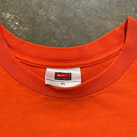 Nike Auburn Spellout Orange Tee