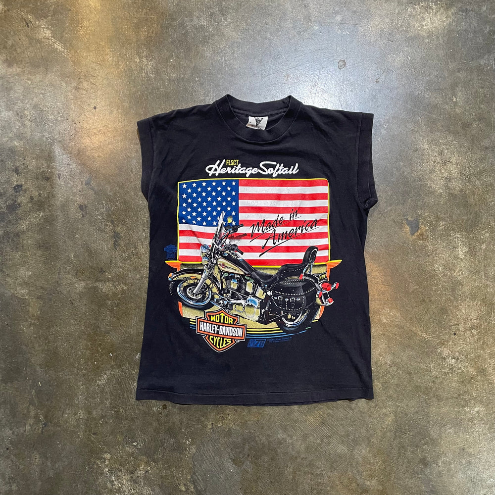 Heriatage Softail Harley Cutoff Tee