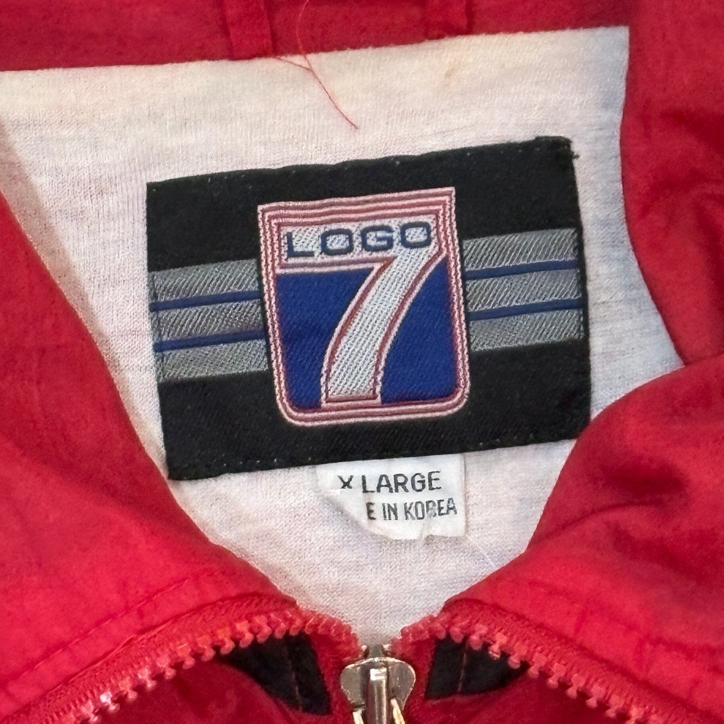 3 Tone Chicago Bulls Logo 7 Windbreaker Jacket