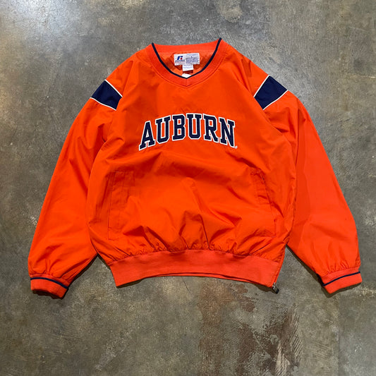 Orange Russell Athletic Arch Logo Windbreaker