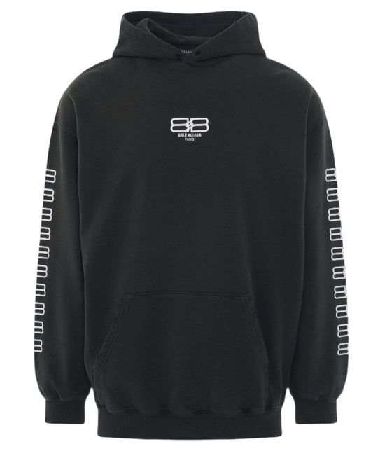 BB Balenciaga Paris Black Hoodie