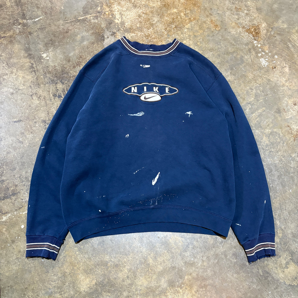 Nike Swoosh Distressed Sweatshirt