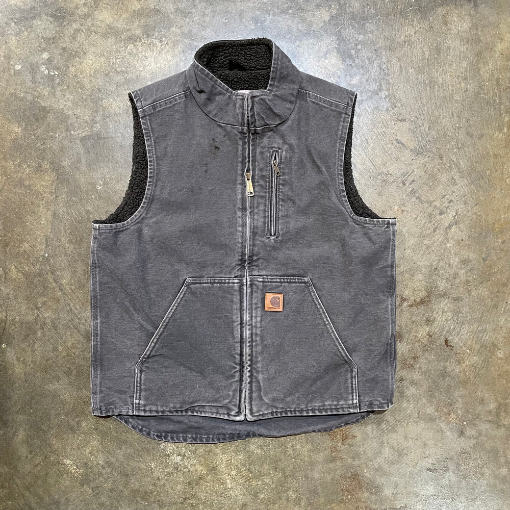 Grey Fleece Lined Carhartt Vest11