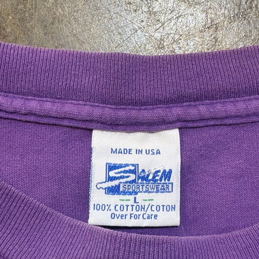 Purple Charlotte Hornets "alive at the hive" tee