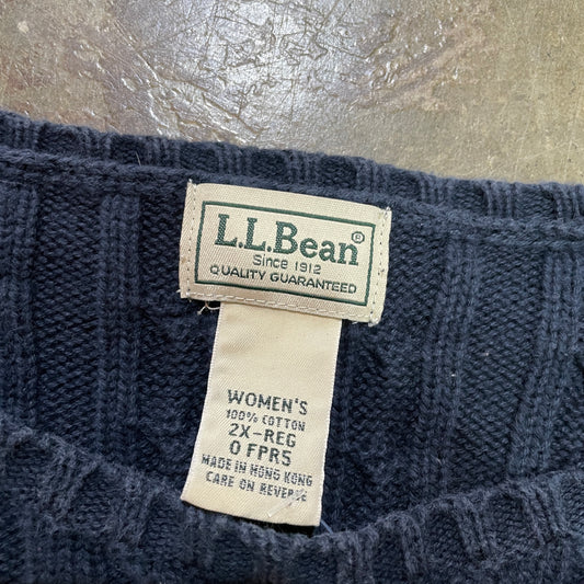 Navy LL Bean Women's Sweater