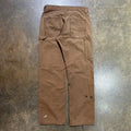Brown Distressed Blue Mountain Carpenter Pants