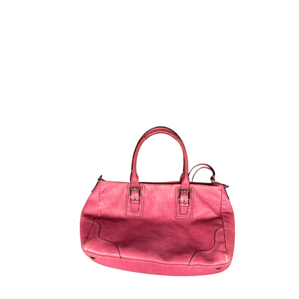 Coach Leather Satchel - Pink