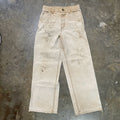 Carhartt LIght Tan Thrashed Carpenter Pants