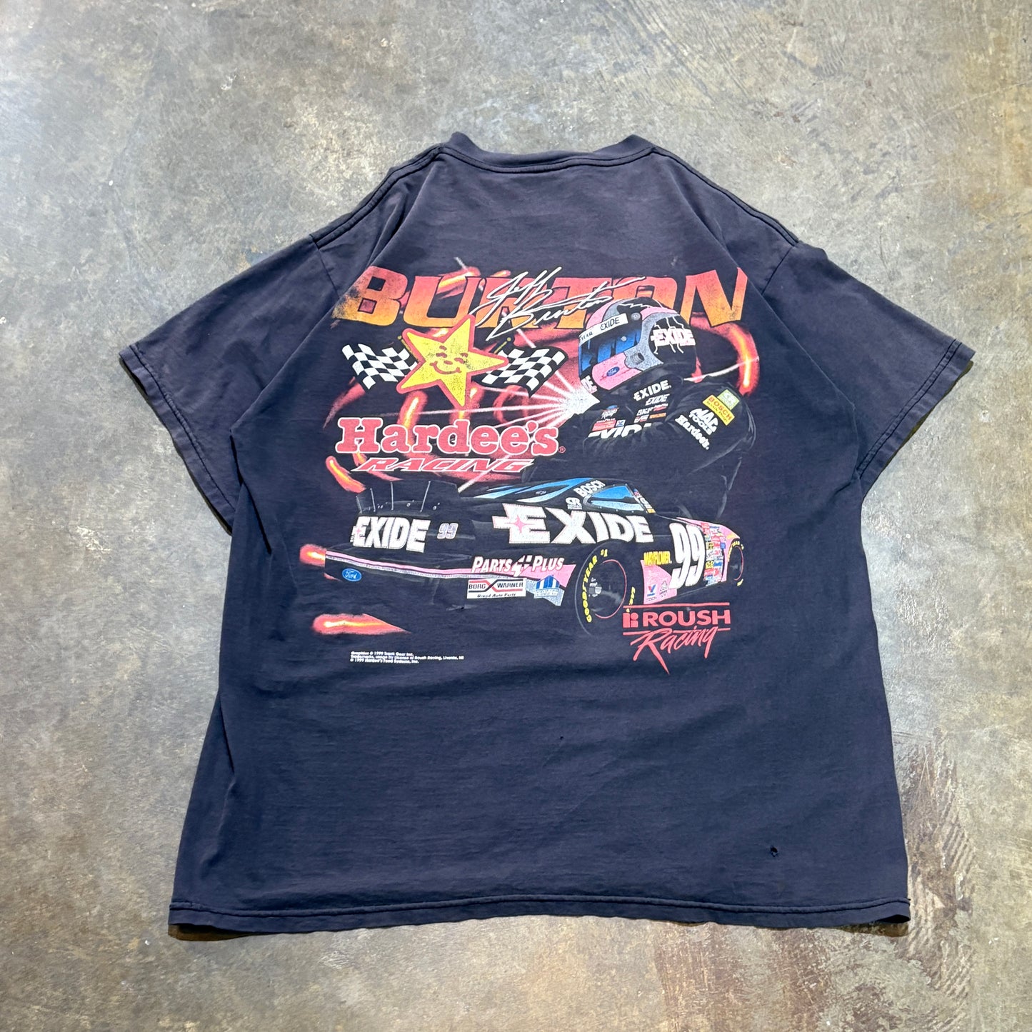 1990s NASCAR Mark Martin Hardee’s Racing Tee (XL)