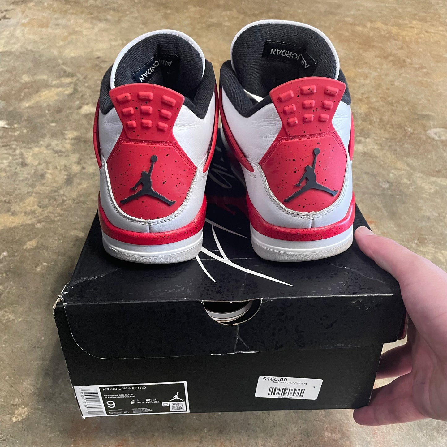 Jordan 4 Red Cement