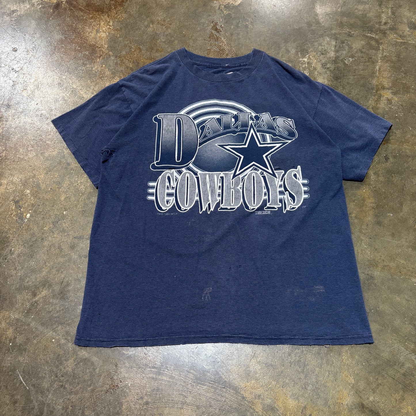 Navy Stripe Dallas Cowboys Tee