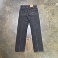 1990s Levis 505 Regular Fit Black Jeans (M)