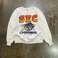White Auburn Gradient SEC Champs Crew