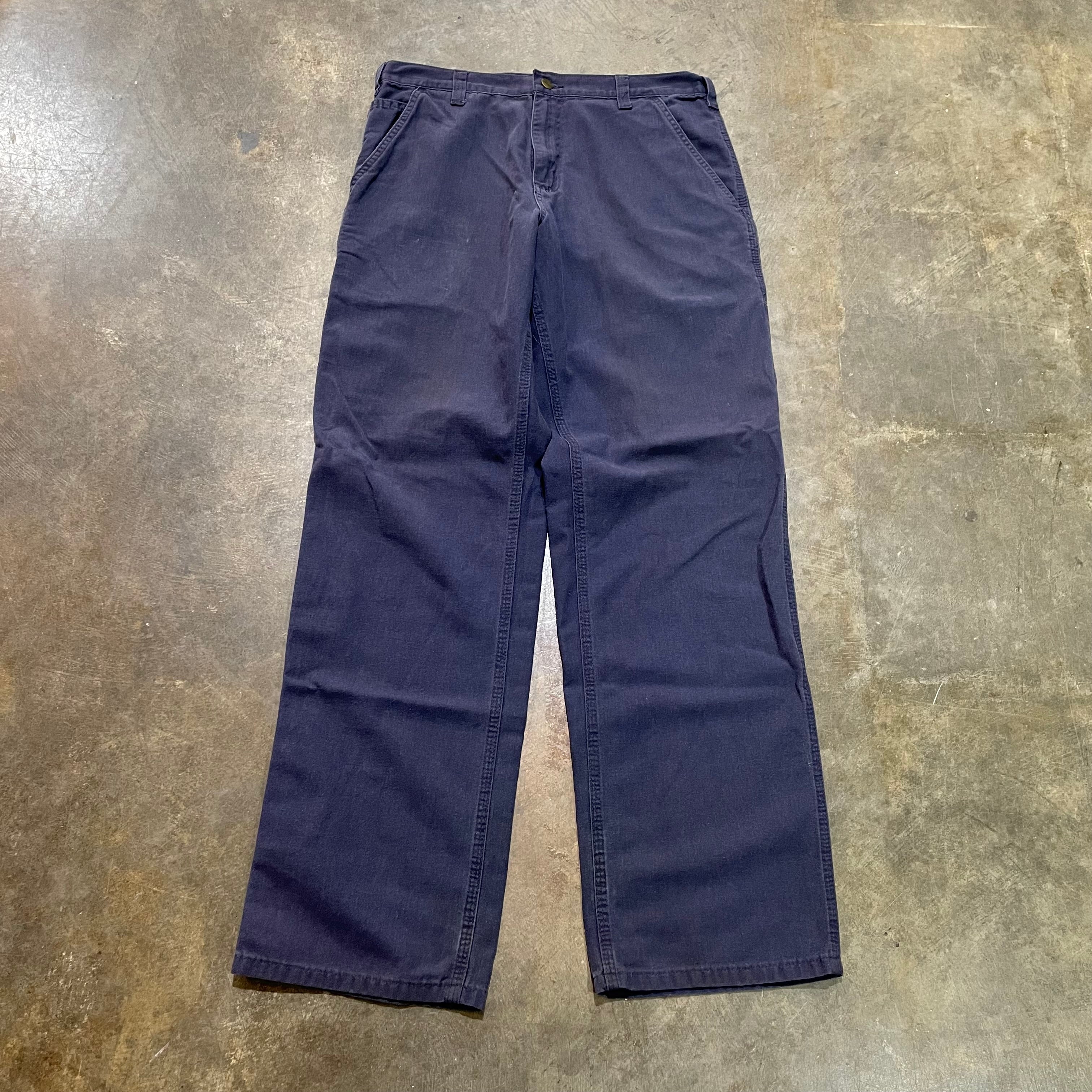 Navy Blue Carhartt Carpenter Pants 32x34