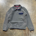 Green/Navy Patagonia Synchilla Fleece