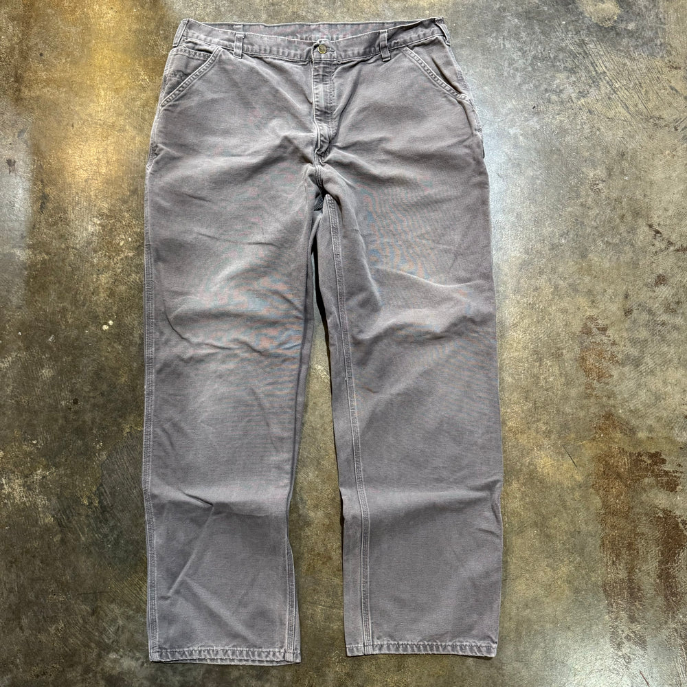 Carhartt B11-CGR Washed Grey Carpenter Pants