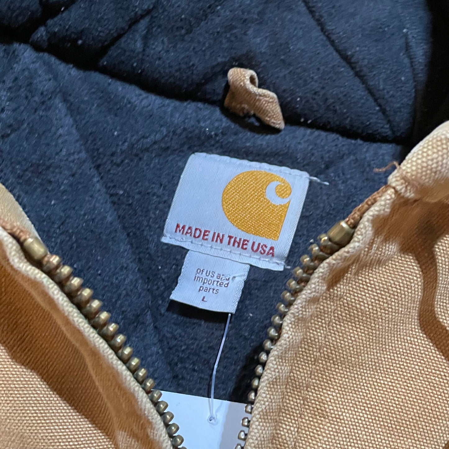 Tan Carhartt Hooded Jacket42