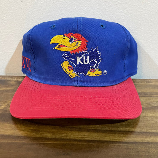 Kansas Jayhawks Blue/Red Snapback