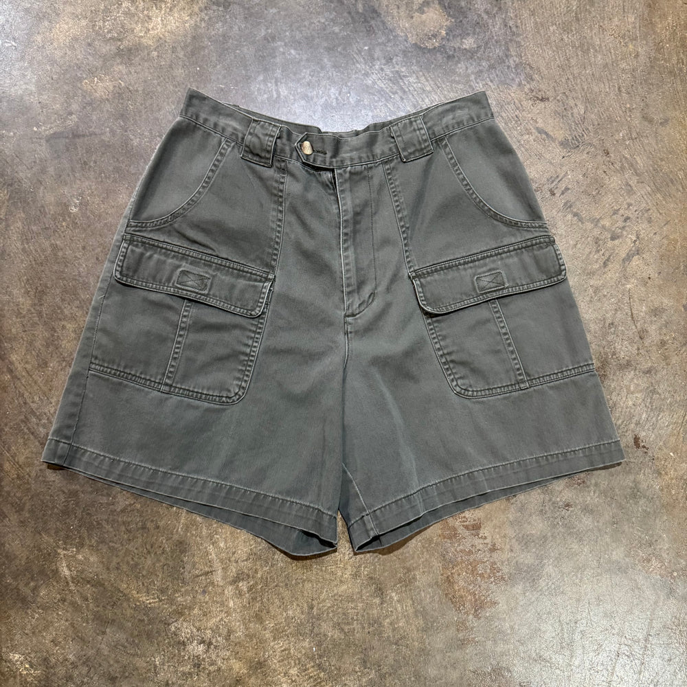 Green Cargo Shorts