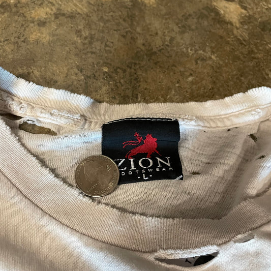 Y2K Zion Marley Thrashed Cut Off Tee