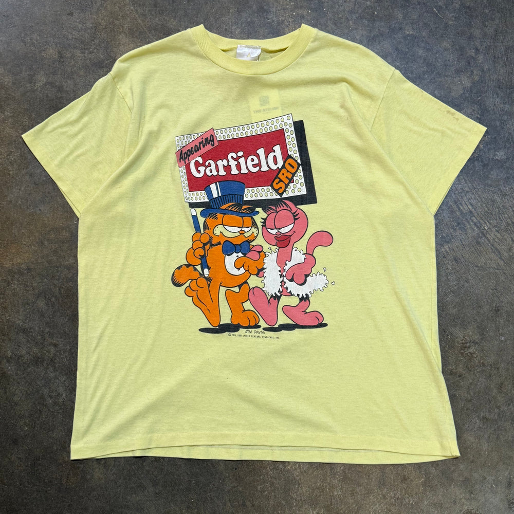 Yellow Garfield Jim Davis SRO Tee