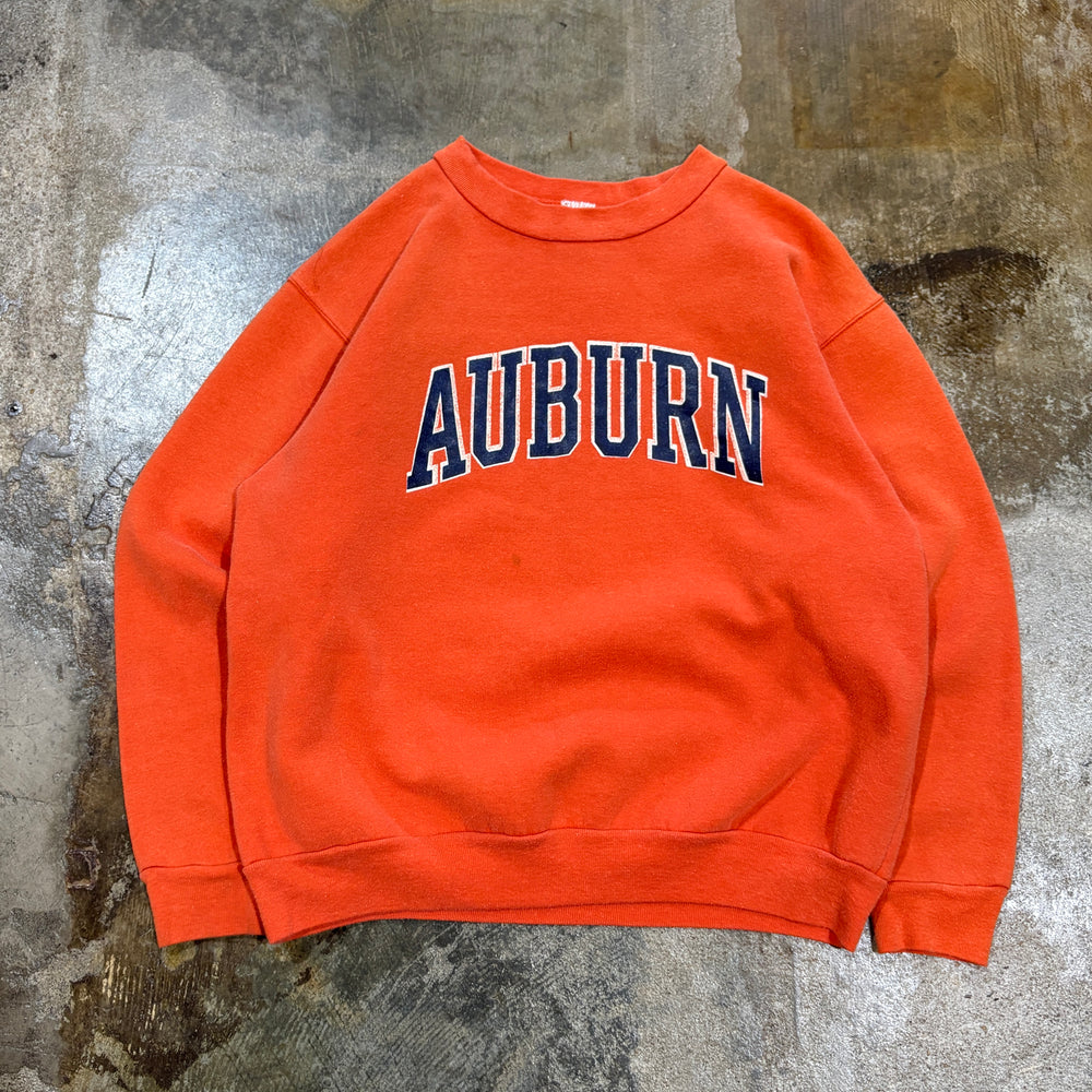 Auburn Spellout Orange Crewneck