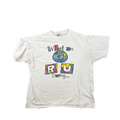 Oneita Power-T What on Earth Are You Doing T-Shirt - White (XL)