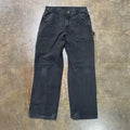 Black Carhartt Duck Canvas Pants15