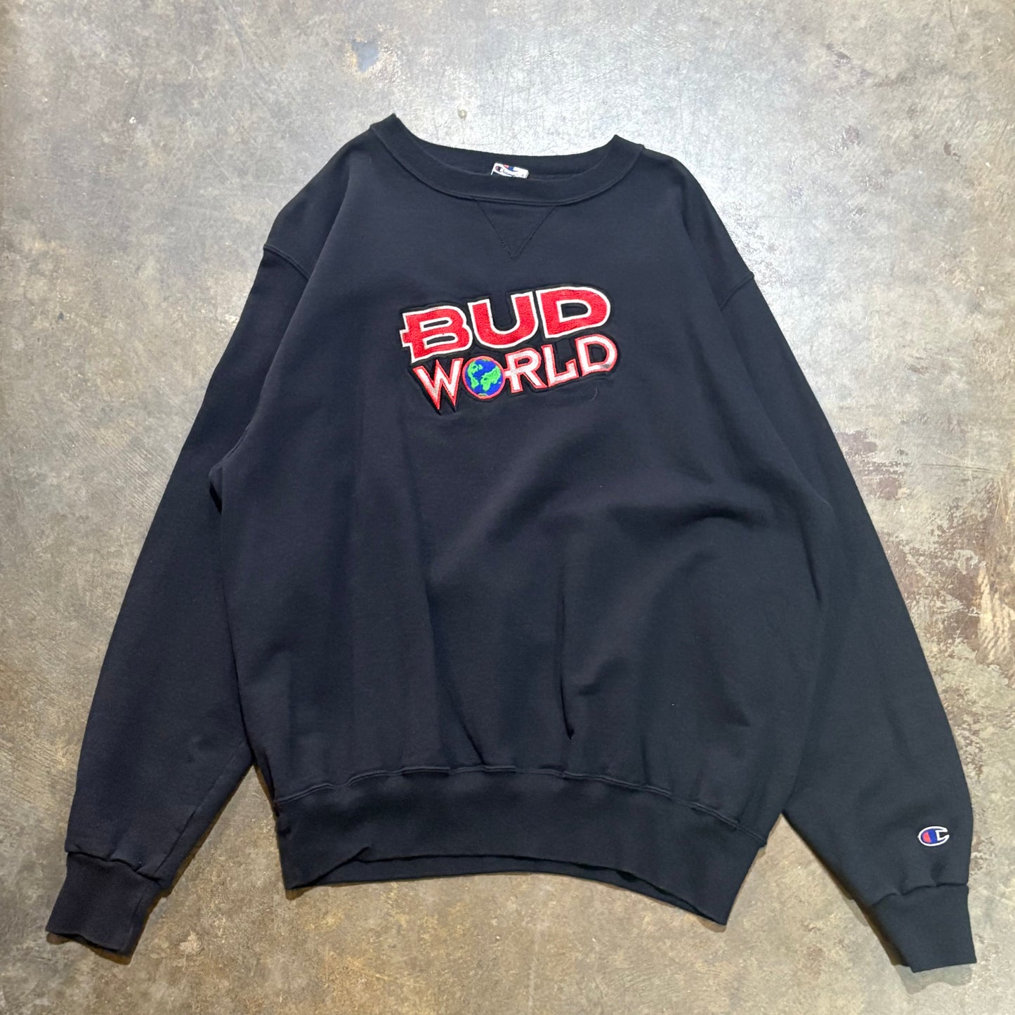 Black Champion Bud World Crew