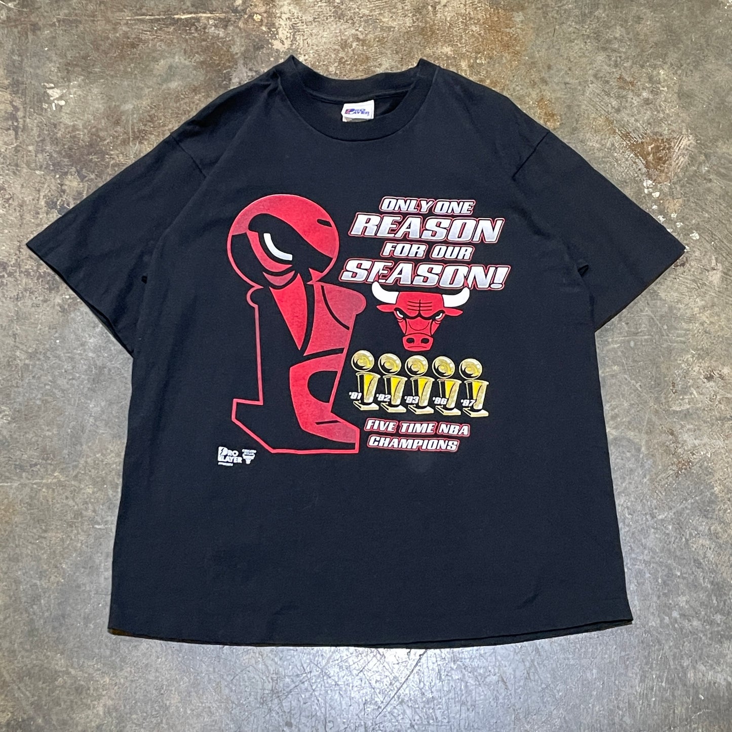 Black Pro Player 1997 Chicago Bulls One Reason For Our Season Tee