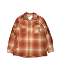 Pendleton Board Shirt Jacket - Orange Plaid (L)