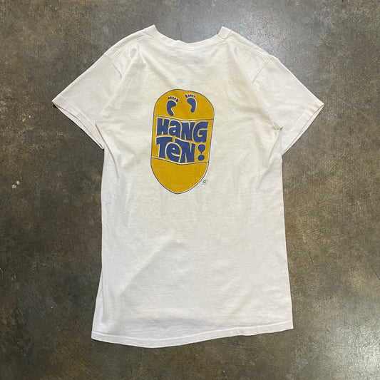 Hang Ten! Feet White Tee
