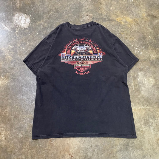 Harley Orange Barbed Logo Tee
