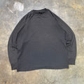 Blank Faded Distressed Black LS Tee