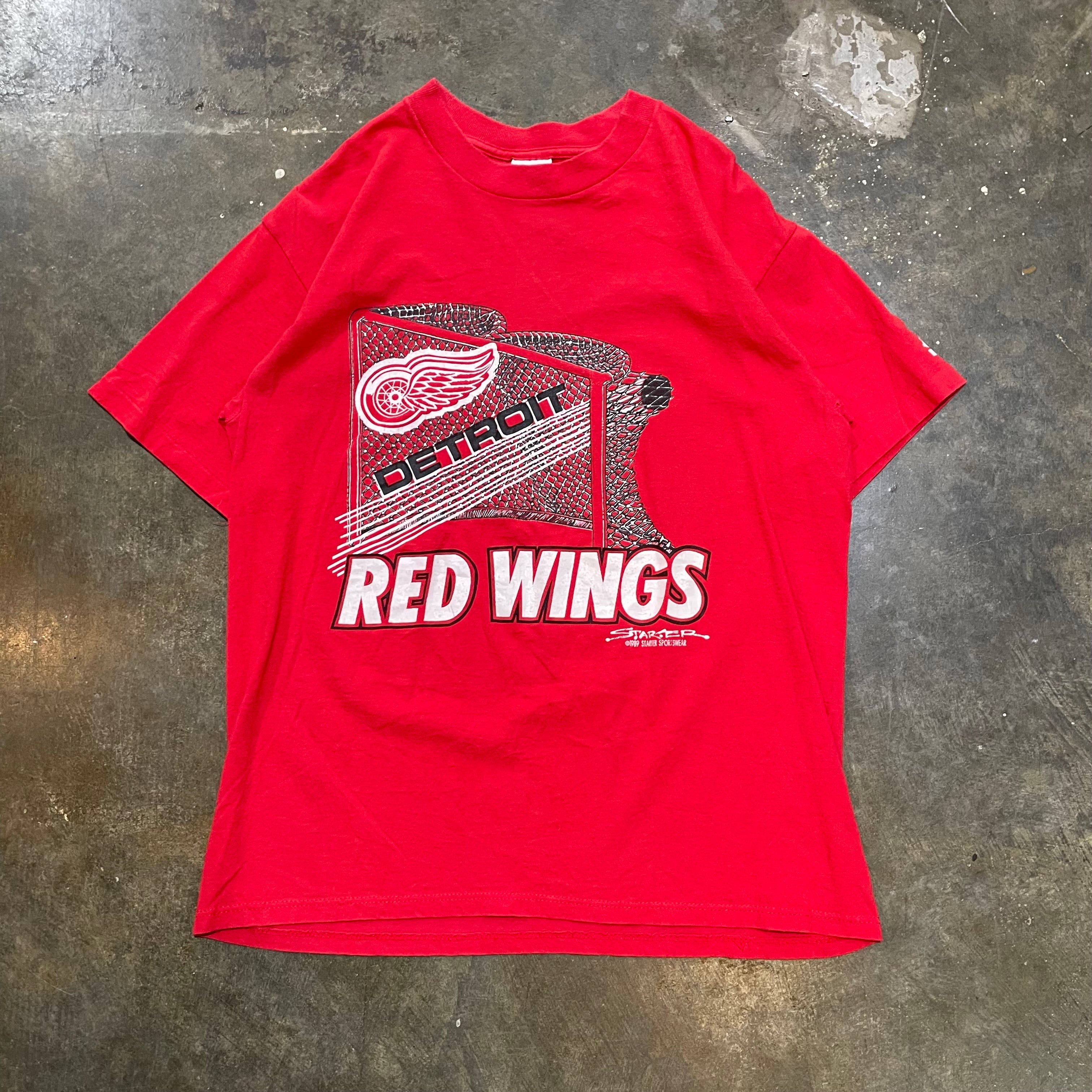 1989 Starter Detroit Red Wings Goal Tee