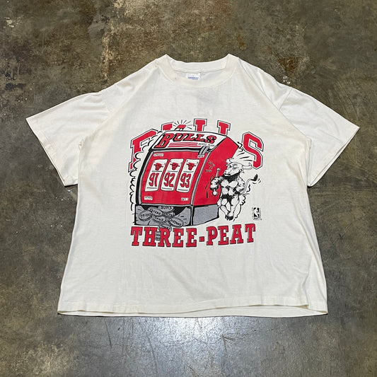 White Bulls 3-Peat Tee